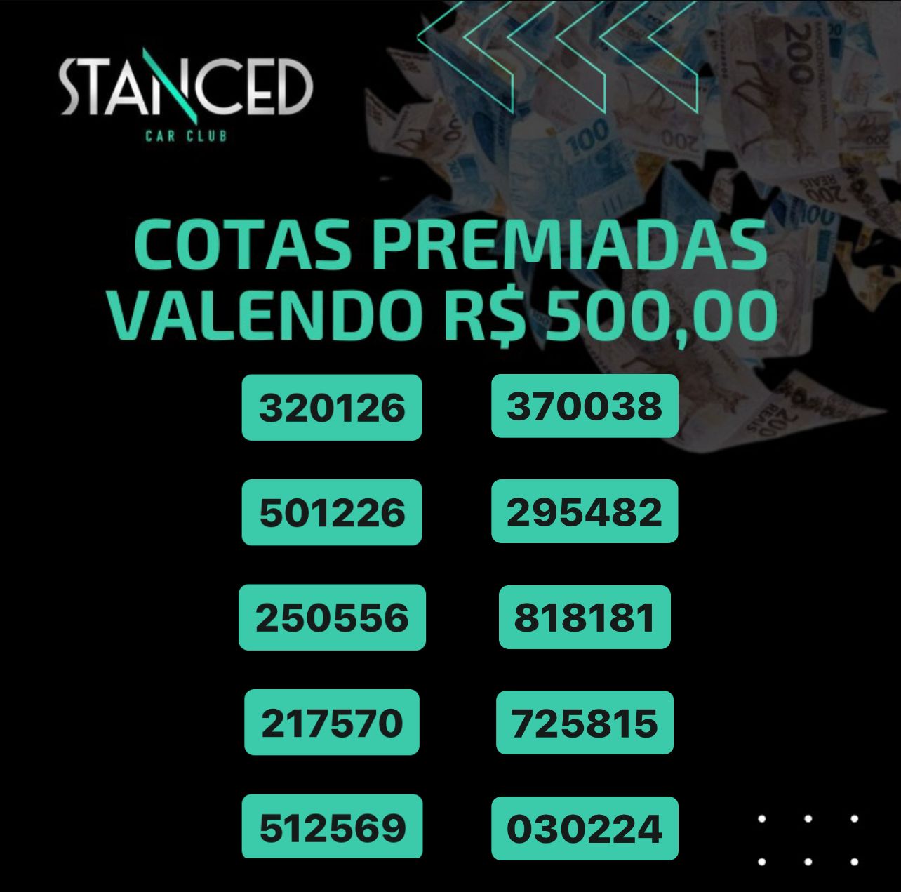 RAPIDINHA 25K + COTAS PREMIADAS